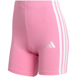 adidas Essentials 3-Streifen High-Waist kurze Leggings Damen KT1625 - st tropic bloom/white XS
