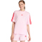 adidas Essentials 3-Streifen Boyfriend T-Shirt Damen KD2348 - clear pink/pure ruby XS