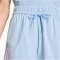 adidas Essentials 3-Streifen Baumwoll Sweatshorts Damen KD4779 - glow blue/clear pink M