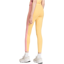 adidas Essentials 3-Streifen Baumwoll Leggings Damen KD2355 - semi ice tangerine/st tropic bloom XS