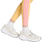 adidas Essentials 3-Streifen Baumwoll Leggings Damen KD2355 - semi ice tangerine/st tropic bloom XS