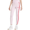 adidas Essentials 3-Streifen Baumwoll Leggings Damen KC5180 - clear pink/pure ruby XS