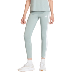 adidas Essentials 3-Streifen Baumwoll Leggings Damen KC5176 - wonder sage/white L