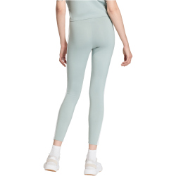 adidas Essentials 3-Streifen Baumwoll Leggings Damen KC5176 - wonder sage/white L