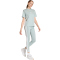 adidas Essentials 3-Streifen Baumwoll Leggings Damen KC5176 - wonder sage/white L