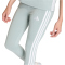 adidas Essentials 3-Streifen Baumwoll Leggings Damen KC5176 - wonder sage/white L