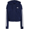 adidas Essentials 3-Streifen French Terry Sweatjacke Damen KR2723 - dark blue/white M