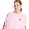 adidas Essentials 3-Streifen French Terry Sweatjacke Damen KD4789 - clear pink/pure ruby M