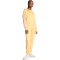 adidas Essentials 3-Streifen French Terry Sweatjacke Damen KC5216 - semi ice tangerine/st tropic bloom M