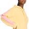 adidas Essentials 3-Streifen French Terry Sweatjacke Damen KC5216 - semi ice tangerine/st tropic bloom M
