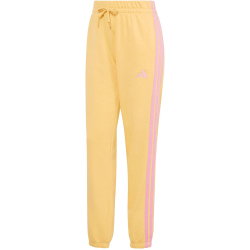 adidas Essentials 3-Streifen French Terry Cuffed Trainingshose Damen KC5217 - semi ice tangerine/st tropic bloom S