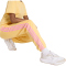 adidas Essentials 3-Streifen French Terry Cuffed Trainingshose Damen KC5217 - semi ice tangerine/st tropic bloom M