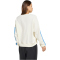 adidas Essentials 3-Streifen French Terry Sweatshirt Damen KQ5103 - off white/ray blue L