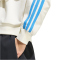 adidas Essentials 3-Streifen French Terry Sweatshirt Damen KQ5103 - off white/ray blue L