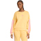 adidas Essentials 3-Streifen French Terry Sweatshirt Damen KD4787 - semi ice tangerine/st tropic bloom XL