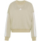 adidas Essentials 3-Streifen French Terry Sweatshirt Damen KC5213 - wonder cargo/white XS