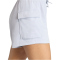 adidas Essentials Small Logo French Terry Cargoshorts Damen KC5256 - halo silver/white XS