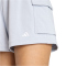 adidas Essentials Small Logo French Terry Cargoshorts Damen KC5256 - halo silver/white XS
