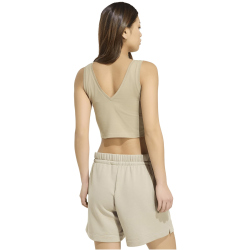 adidas Essentials Small Logo Tanktop Damen KC5207 - wonder cargo/white M