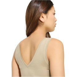 adidas Essentials Small Logo Tanktop Damen KC5207 - wonder cargo/white M