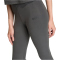 adidas Essentials Linear Baumwoll Leggings Damen KC5172 - grey six/black S