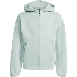 adidas Z.N.E. Sweatjacke Kinder KD8561 - wonder sage/tactile green 140