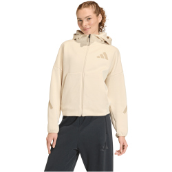 adidas Z.N.E. Kapuzen-Sweatjacke Damen KE4746 - crystal linen XXS