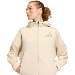 adidas Z.N.E. Kapuzen-Sweatjacke Damen KE4746 - crystal linen XXS