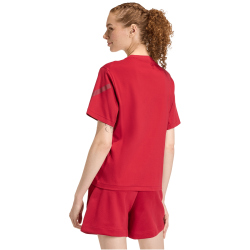 adidas Z.N.E. T-Shirt Damen KC7718 - active maroon XXS