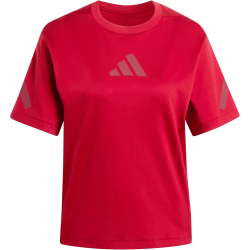 adidas Z.N.E. T-Shirt Damen KC7718 - active maroon XS