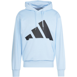 adidas Essentials Big Logo Hoodie Herren IN6153 - glow blue/black M