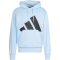 adidas Essentials Big Logo Hoodie Herren IN6153 - glow blue/black M