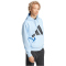 adidas Essentials Big Logo Hoodie Herren IN6153 - glow blue/black M