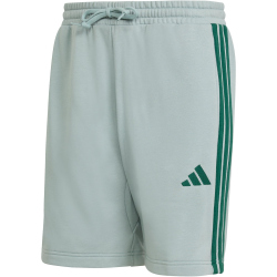 adidas Essentials 3-Streifen French Terry Sweatshorts Herren KD4872 - wonder sage/collegiate green M