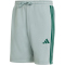 adidas Essentials 3-Streifen French Terry Sweatshorts Herren KD4872 - wonder sage/collegiate green M