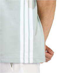 adidas Essentials 3-Streifen Single Jersey T-Shirt Herren KD4866 - wonder sage/white XS