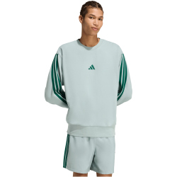 adidas Essentials 3-Streifen French Terry Sweatshirt Herren KD4874 - wonder sage/collegiate green XXL