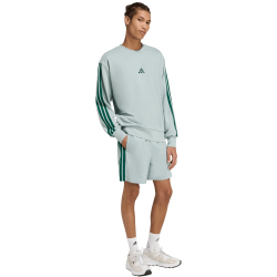adidas Essentials 3-Streifen French Terry Sweatshirt Herren KD4874 - wonder sage/collegiate green XXL