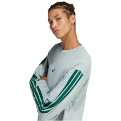 adidas Essentials 3-Streifen French Terry Sweatshirt Herren KD4874 - wonder sage/collegiate green XXL