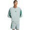 adidas Essentials 3-Streifen French Terry Sweatshirt Herren KD4874 - wonder sage/collegiate green XXL