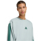 adidas Essentials 3-Streifen French Terry Sweatshirt Herren KD4874 - wonder sage/collegiate green XXL