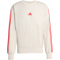 adidas Essentials 3-Streifen French Terry Sweatshirt Herren KD4873 - wonder alumina/pure ruby S