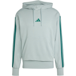 adidas Essentials 3-Streifen French Terry Hoodie Herren KD4900 - wonder sage/collegiate green M