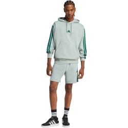 adidas Essentials 3-Streifen French Terry Hoodie Herren KD4900 - wonder sage/collegiate green M