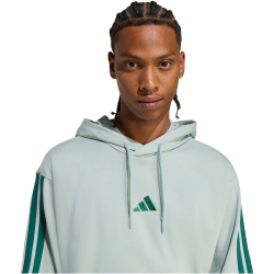 adidas Essentials 3-Streifen French Terry Hoodie Herren KD4900 - wonder sage/collegiate green M