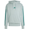 adidas Essentials 3-Streifen French Terry Hoodie Herren KD4900 - wonder sage/collegiate green M