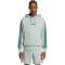 adidas Essentials 3-Streifen French Terry Hoodie Herren KD4900 - wonder sage/collegiate green M