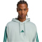 adidas Essentials 3-Streifen French Terry Hoodie Herren KD4900 - wonder sage/collegiate green M