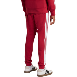 adidas Essentials 3-Streifen French Terry Jogginghose Herren KR2702 - active maroon/white S
