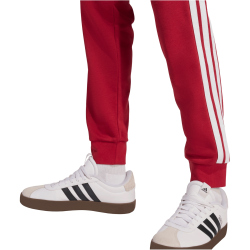 adidas Essentials 3-Streifen French Terry Jogginghose Herren KR2702 - active maroon/white S